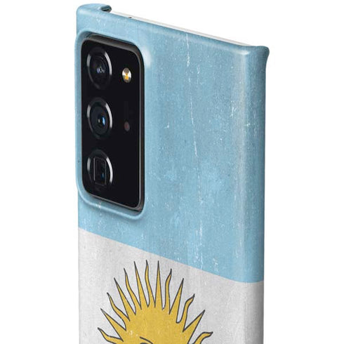 Argentina Flag Distressed Galaxy Note20 Ultra 5G Lite Case